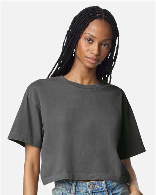Women's Garment-Dyed Heavyweight Cropped Tee