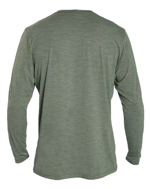 Dark Olive Heathered — back