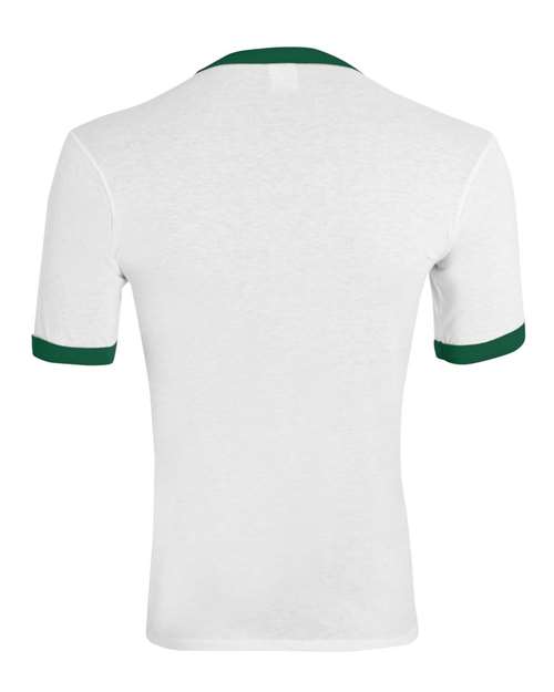 White/ Dark Green — back