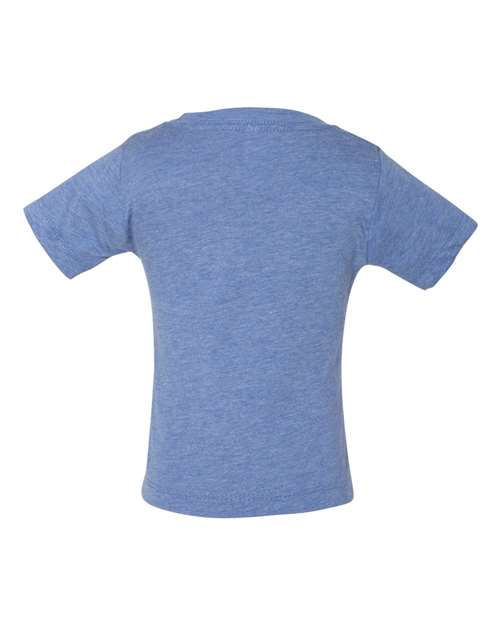 Blue Triblend — back