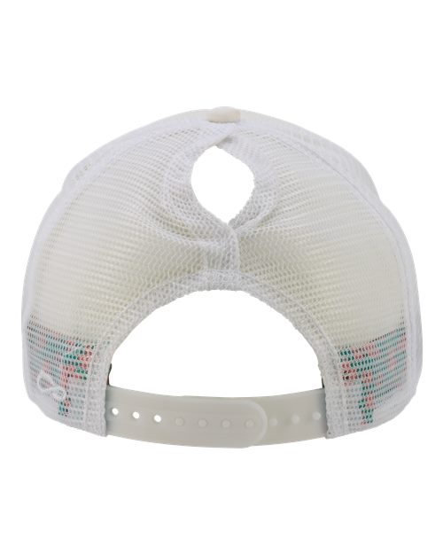 Ivory/ Sherbert/ White/ Floral — back