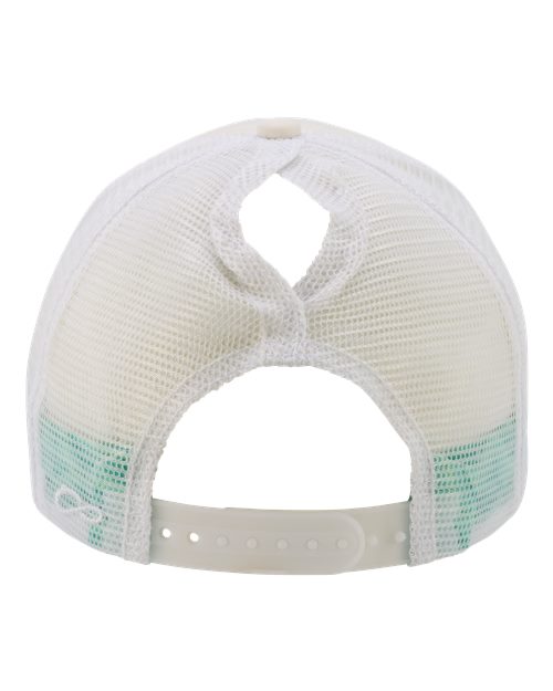 Ivory/ Jade/ White/ Swirl — back
