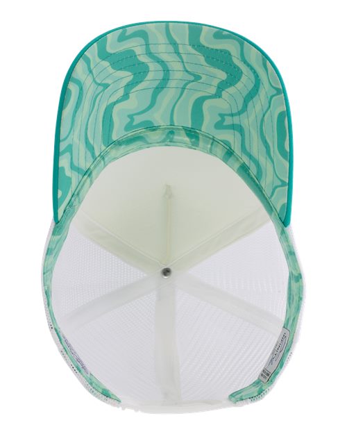 Ivory/ Jade/ White/ Swirl — side
