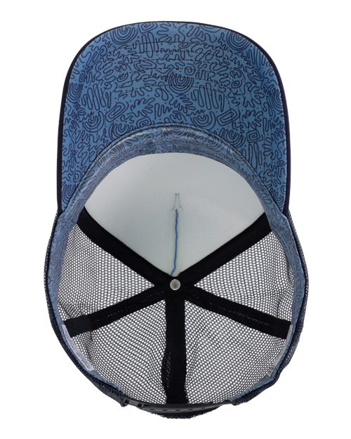 Light Blue/ Navy/ Navy/ Graffiti — side
