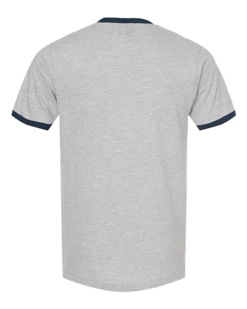 Heather Grey/ Navy — back