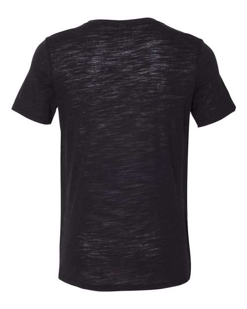 Solid Black Slub — back