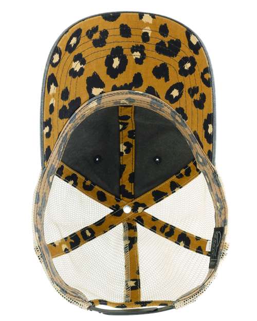 Black/ Leopard — side