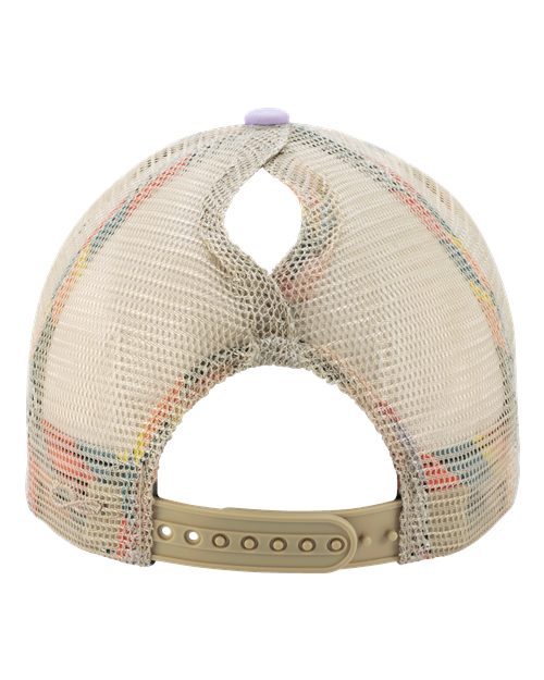 Lavender/ Stripes — back