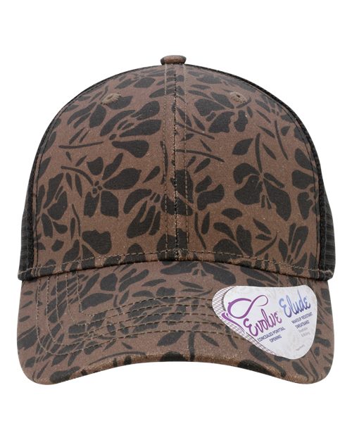 Chocolate Floral/ Black